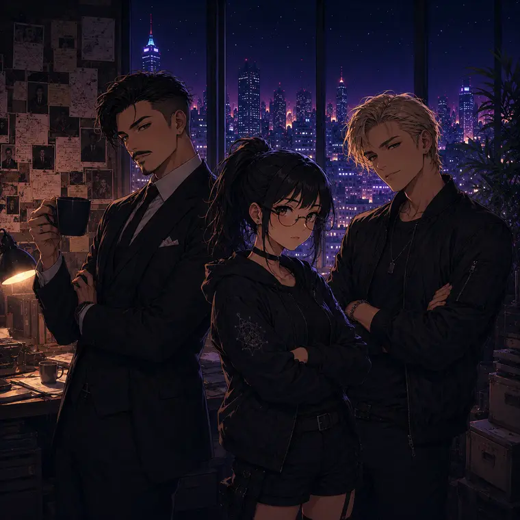 UGotTea Midnight Crew late-night story world artwork