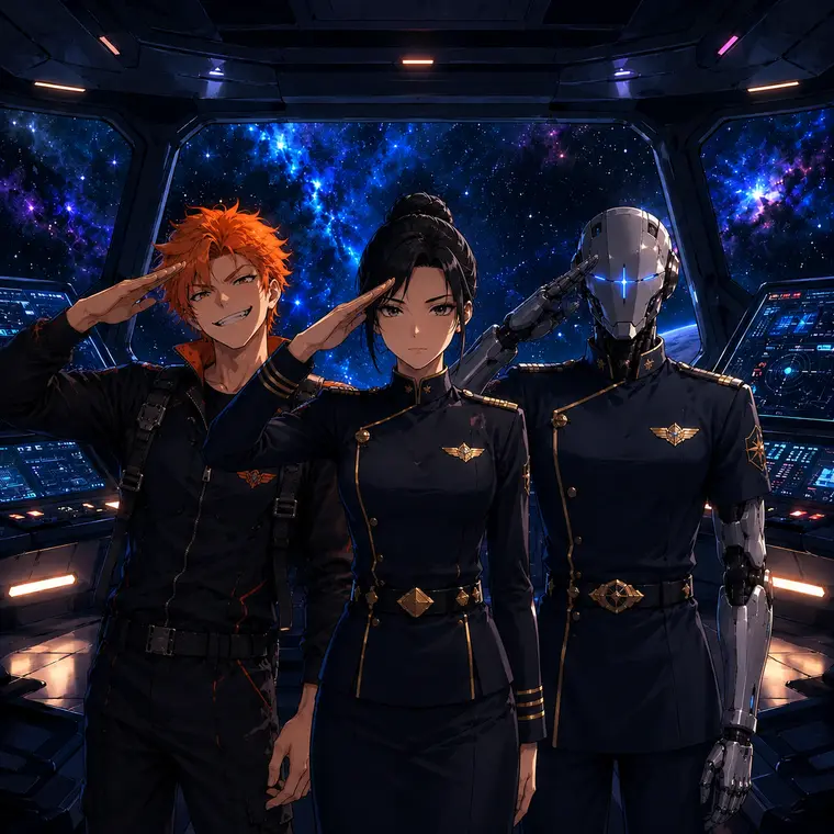UGotTea Starship Odyssey space adventure story world artwork